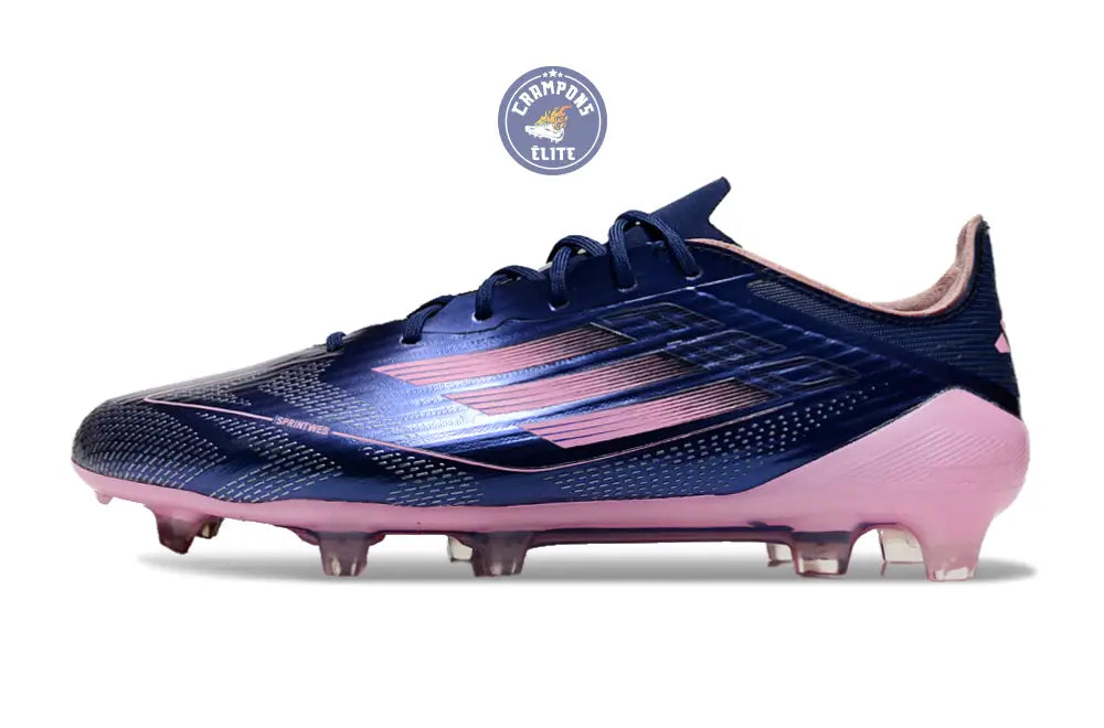 Image of F50 Languette FG - Bleu Foncé/Rose
