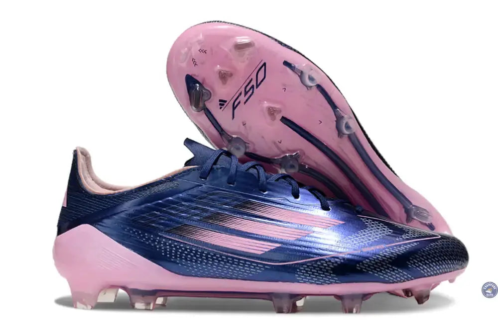 Image of F50 Languette FG - Bleu Foncé/Rose