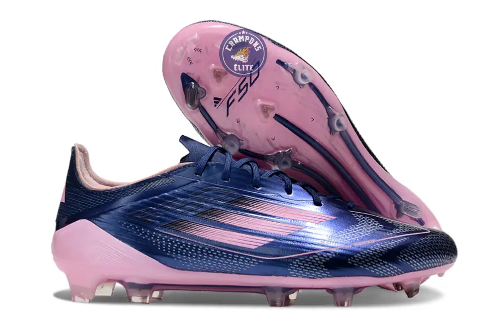 F50 Languette FG - Bleu Foncé/Rose