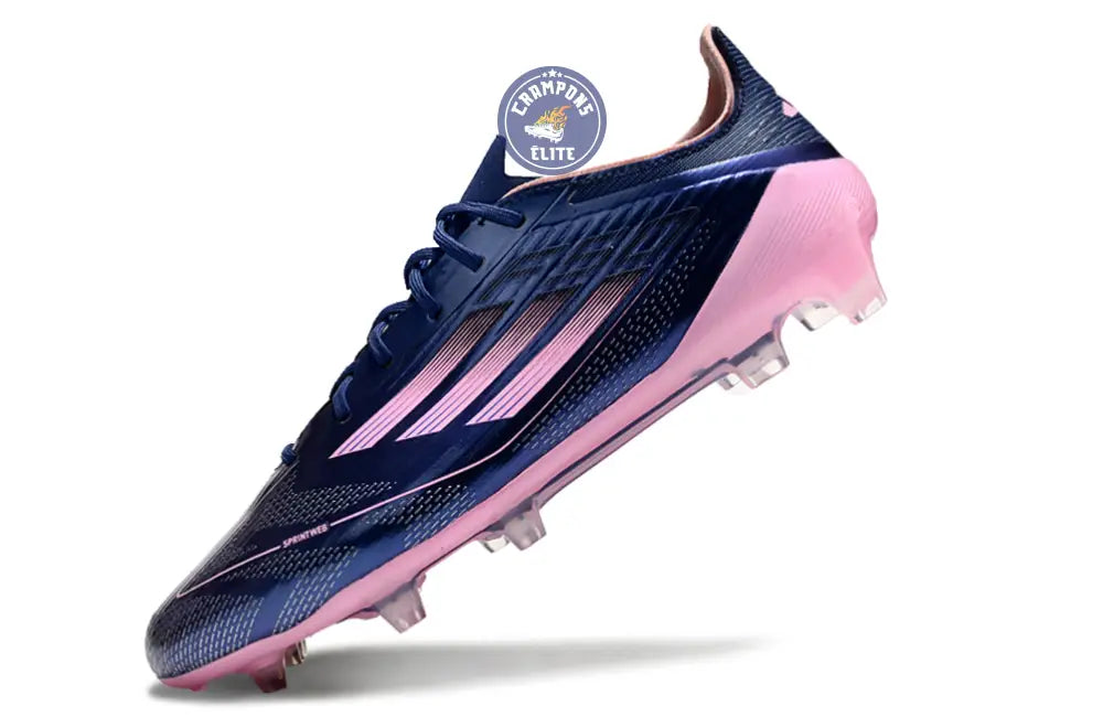 Image of F50 Languette FG - Bleu Foncé/Rose