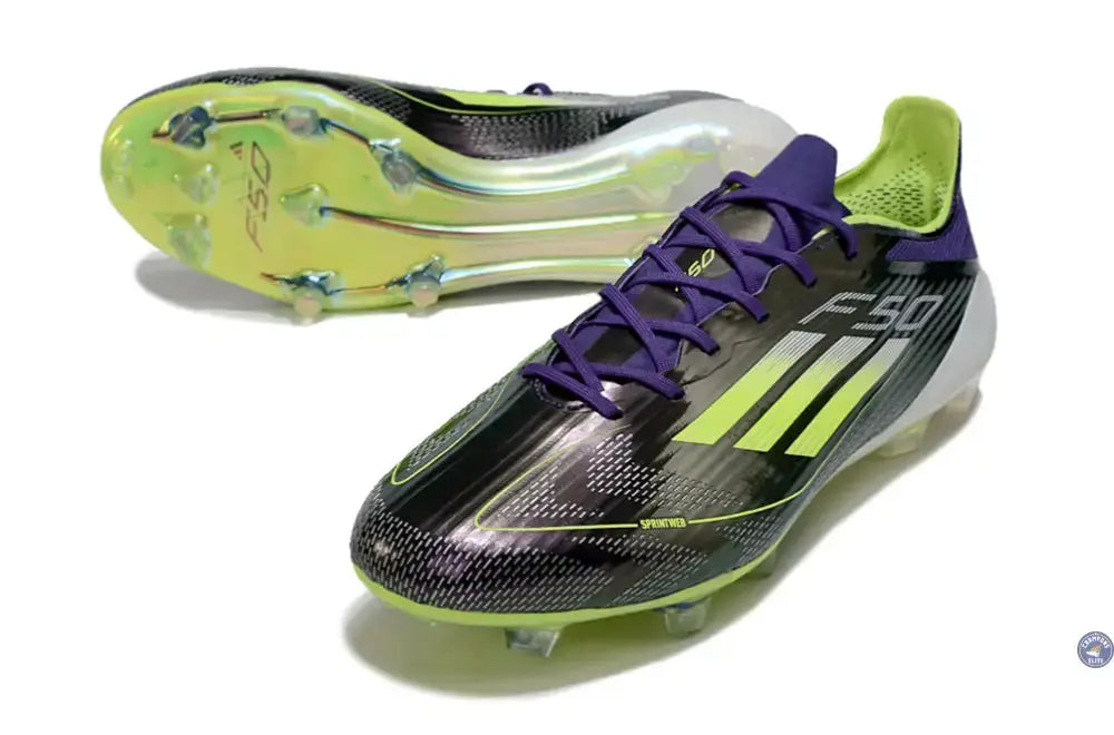 Image of F50 Languette FG Fast Reborn - Violet/Blanc/Vert ÉDITION LIMITÉE