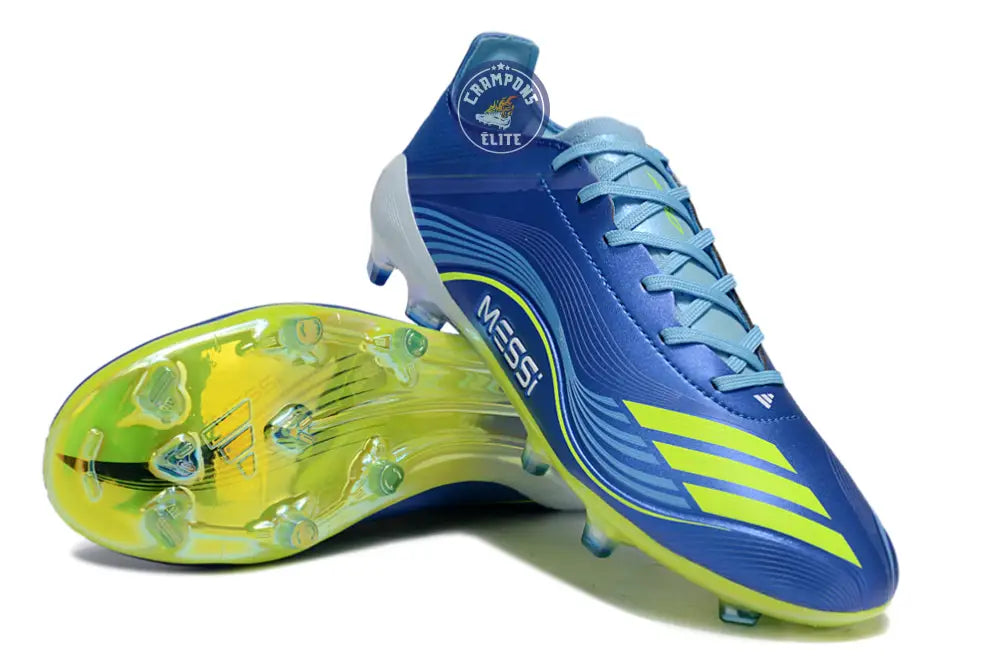 F50 Languette FG Messi - Bleu/Jaune