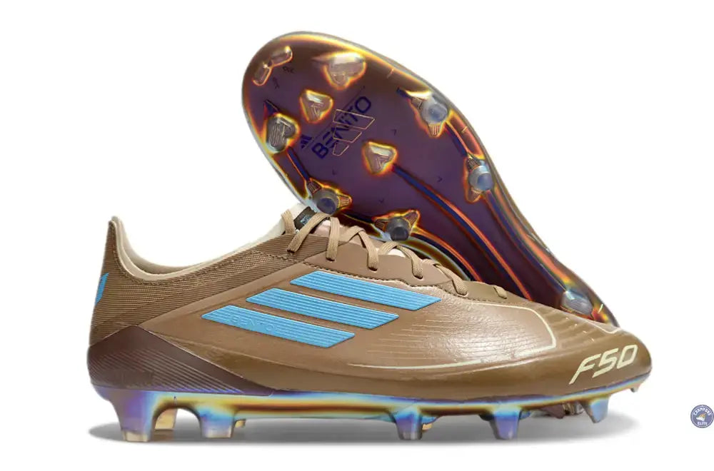 Image of F50 Languette FG Messi X Bad Bunny Elite FG - Cardboard/Blanc/Turquoise ÉDITION LIMITÉE