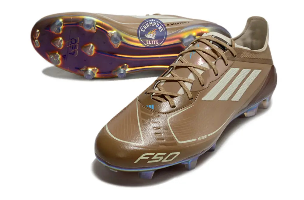 Image of F50 Languette FG Messi X Bad Bunny Elite FG - Cardboard/Blanc/Turquoise ÉDITION LIMITÉE