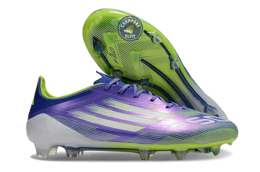 Image of F50 Languette FG - Violet/Bleu/Jaune Fluo/Blanc