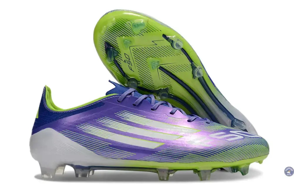 Image of F50 Languette FG - Violet/Bleu/Jaune Fluo/Blanc