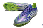 F50 Languette FG - Violet/Bleu/Jaune Fluo/Blanc