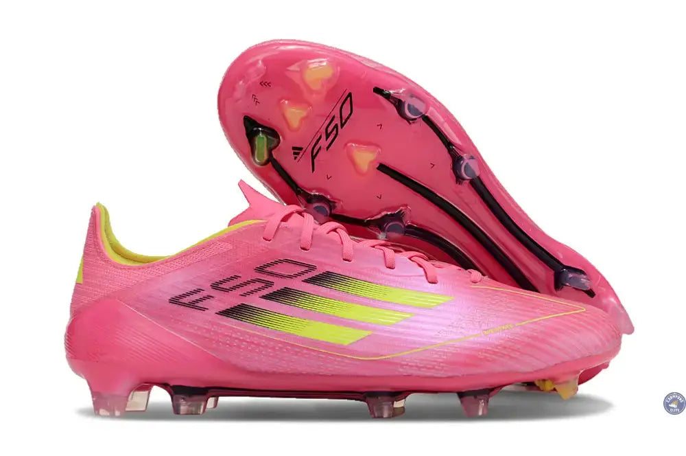 Image of F50 Languette FG - Rose/Jaune Fluo/Noir