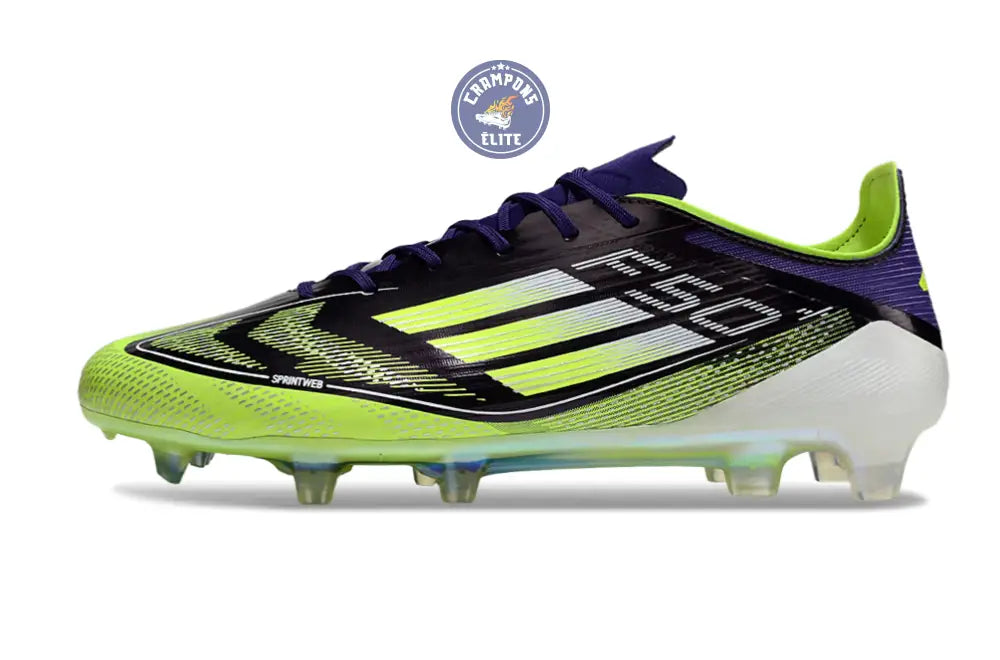 Image of F50 Languette FG - Violet/Jaune Fluo/Blanc