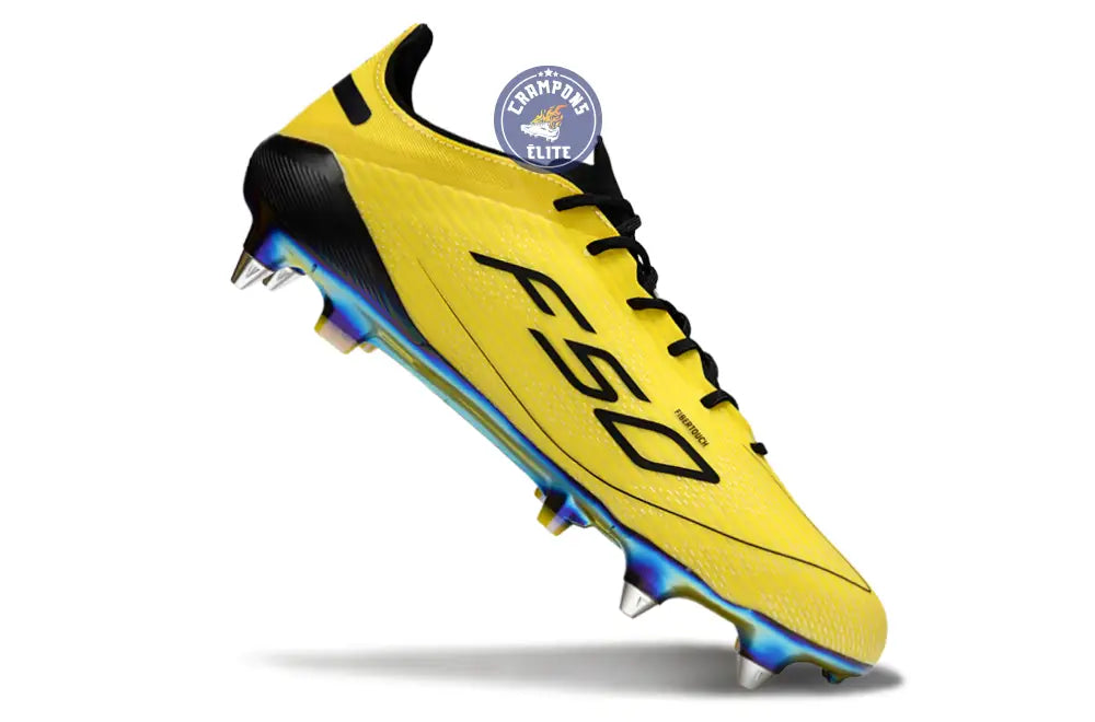Image of F50 Languette SG Adizero 2010 FG Remake - Jaune/Noir ÉDITION LIMITÉE