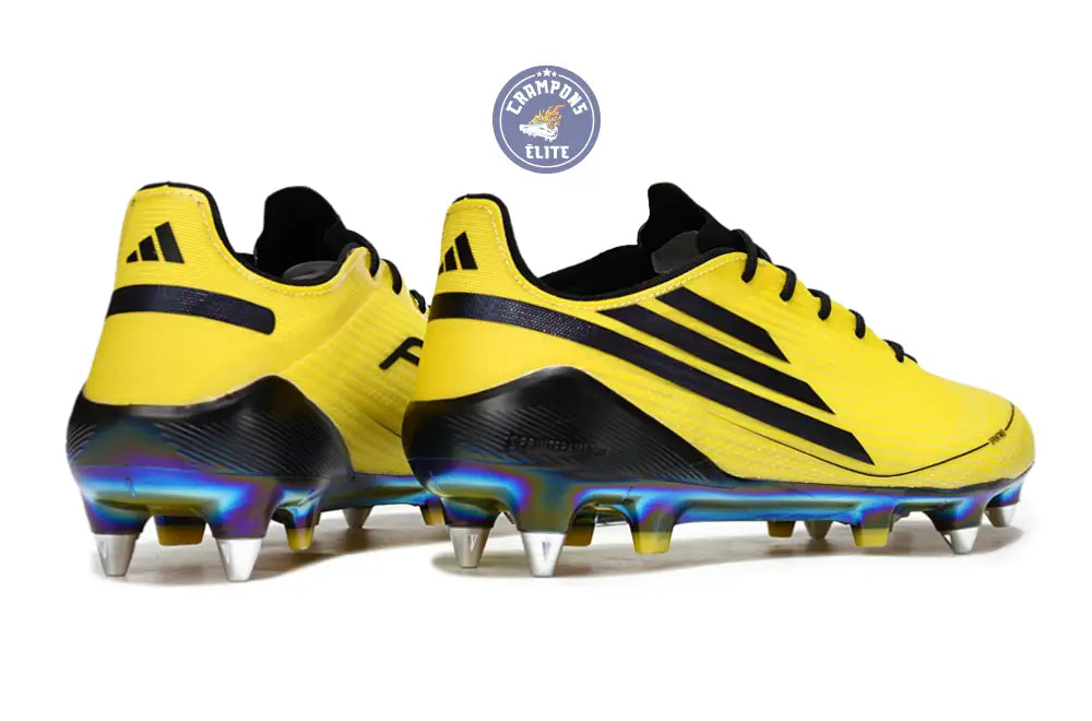 F50 Languette SG Adizero 2010 FG Remake - Jaune/Noir ÉDITION LIMITÉE