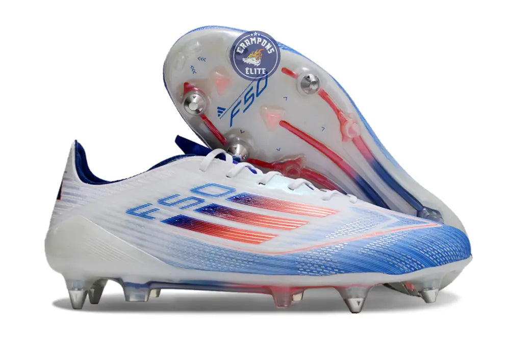Image of F50 Languette SG Advancement - Blanc/Rouge/Bleu