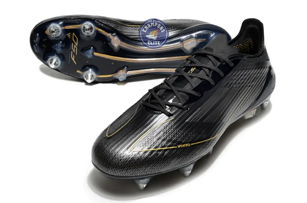 F50 Languette SG Dark Spark - Noir/Argenté/Doré
