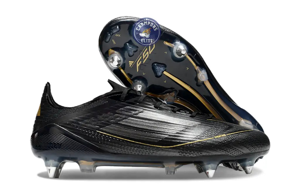 F50 Languette SG Dark Spark - Noir/Argenté/Doré