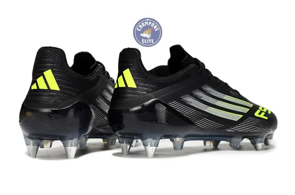 F50 Languette SG - Noir/Jaune Fluo/Argenté