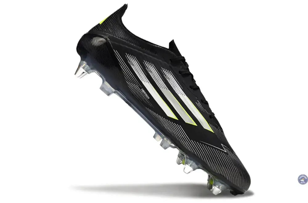 Image of F50 Languette SG - Noir/Jaune Fluo/Argenté