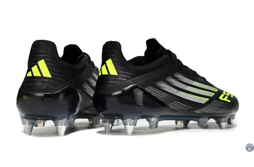 Image of F50 Languette SG - Noir/Jaune Fluo/Argenté