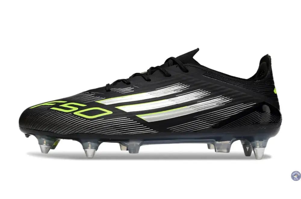 Image of F50 Languette SG - Noir/Jaune Fluo/Argenté