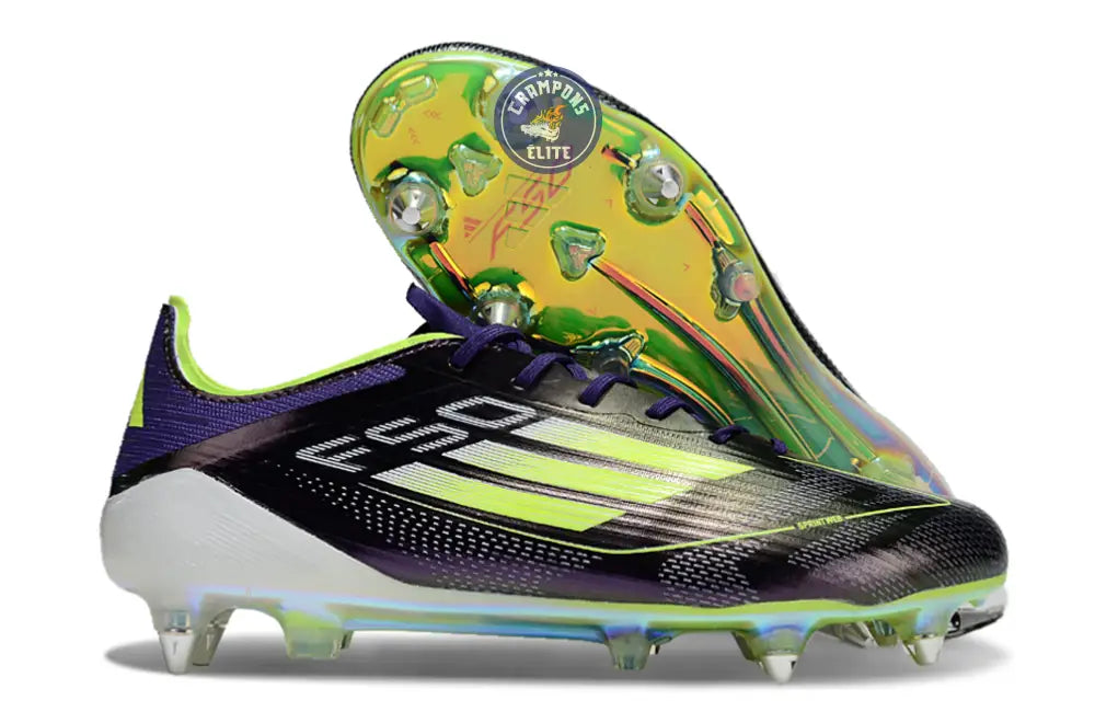 Image of F50 Languette SG Fast Reborn - Violet/Blanc/Vert ÉDITION LIMITÉE