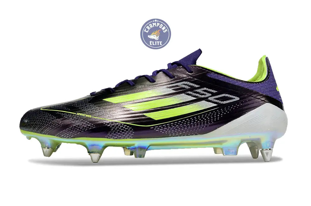 Image of F50 Languette SG Fast Reborn - Violet/Blanc/Vert ÉDITION LIMITÉE