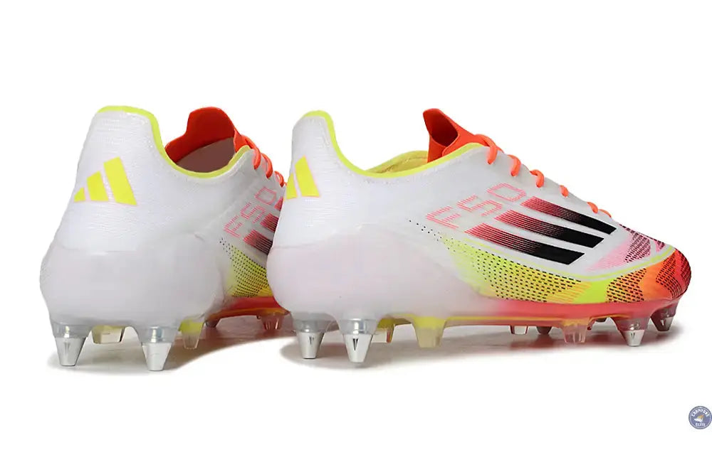 F50 Languette SG Pure Victory - Blanc/Noir/Jaune