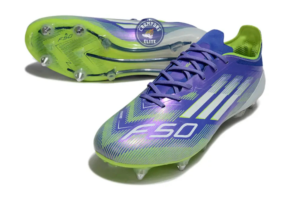 Image of F50 Languette SG Radiant Blaze - Violet/Blanc/Vert