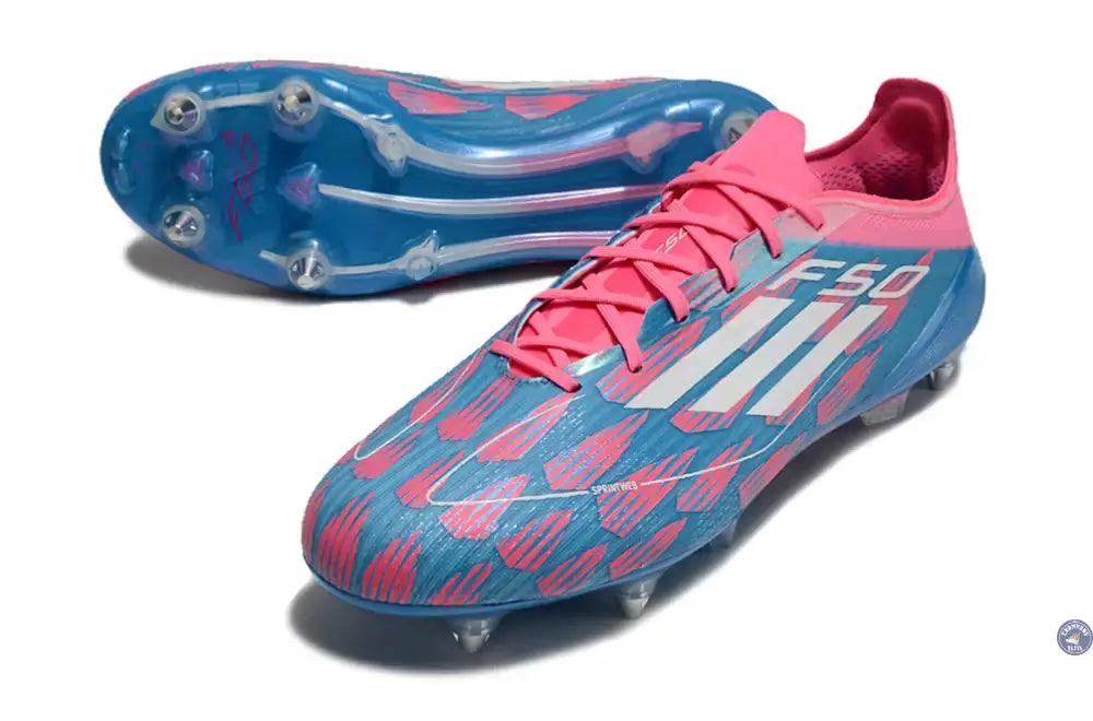 Image of F50 Languette SG Reemergence - Bleu/Blanc/Rose