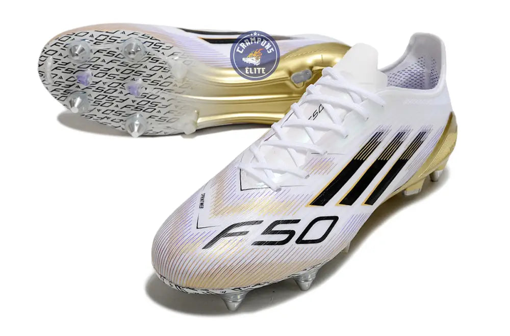 Image of F50 Languette SG Road to Glory - Blanc/Noir/Doré