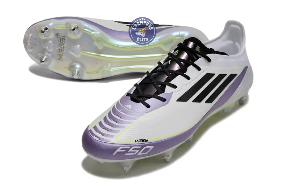 Image of F50 Languette SG Triunfo Estelar - Blanc/Noir/Violet