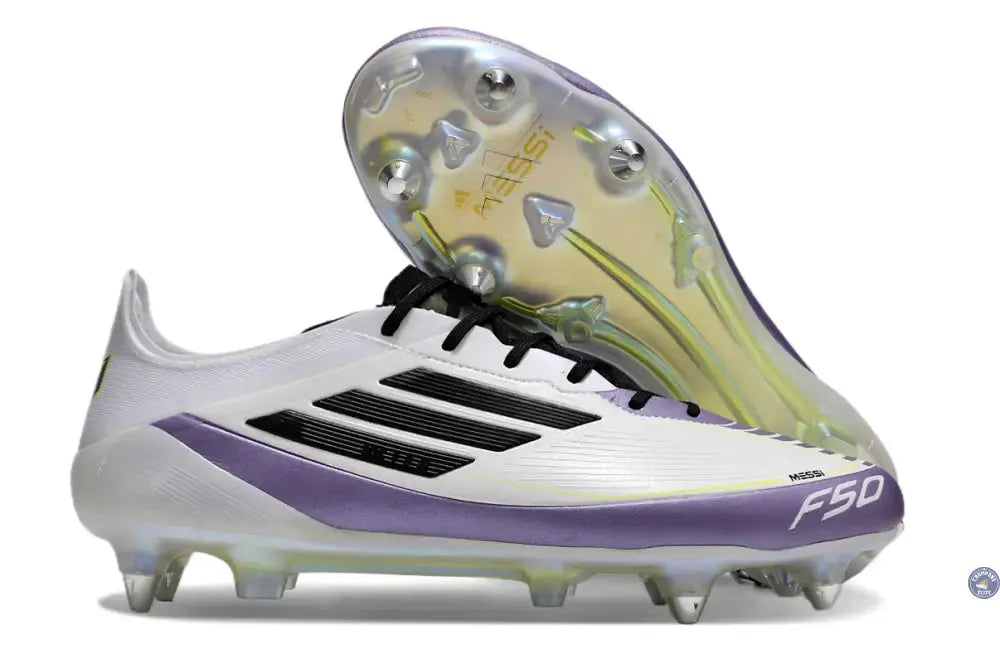 F50 Languette SG Triunfo Estelar - Blanc/Noir/Violet