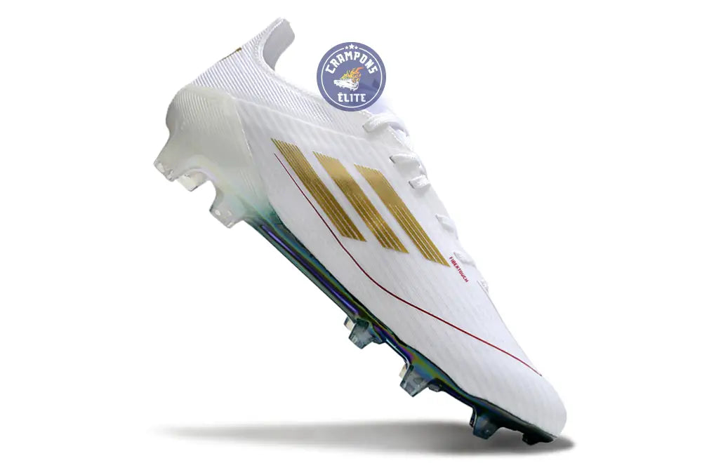 F50 Languette Mohamed Salah FG - Blanc/Vert/Doré