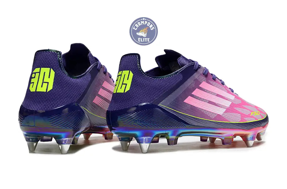Image of F50 Languette Yamal 2 SG - Rose/Violet/Jaune Fluo