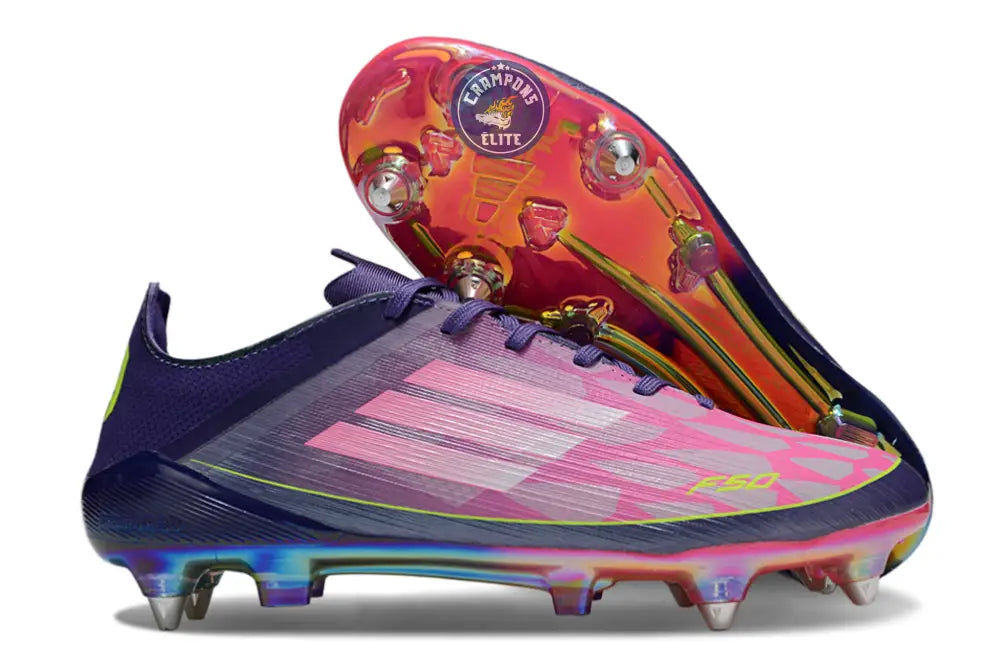 Image of F50 Languette Yamal 2 SG - Rose/Violet/Jaune Fluo