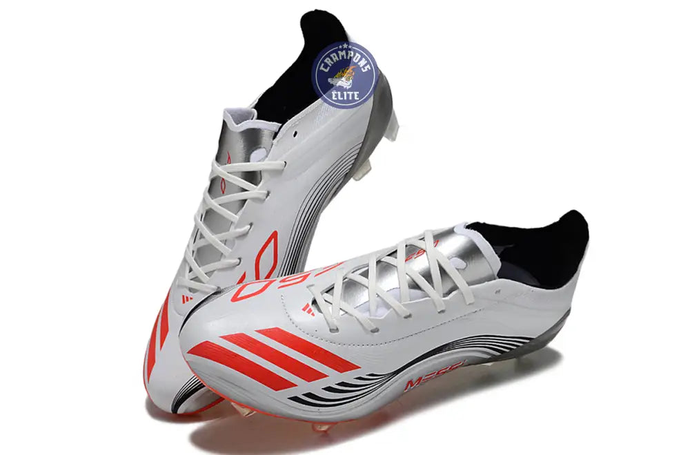 Image of F50 MESSI ELITE FG PRESTIG10 - BLANC/LUCID RED/ARGENTÉ