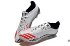 F50 MESSI ELITE FG PRESTIG10 - BLANC/LUCID RED/ARGENTÉ