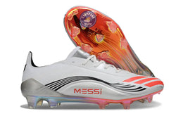 Image of F50 MESSI ELITE FG PRESTIG10 - BLANC/LUCID RED/ARGENTÉ