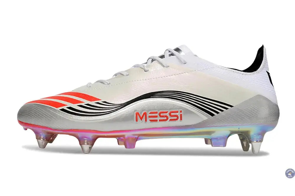 Image of F50 MESSI ELITE SG PRESTIG10 - BLANC/LUCID RED/ARGENTÉ