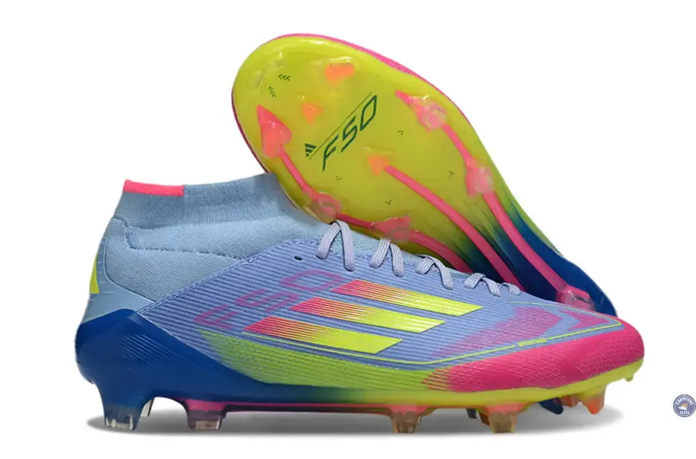 Image of F50 Montante FG Mid Celestial Victory - Blue Fusion/Vert/Rose