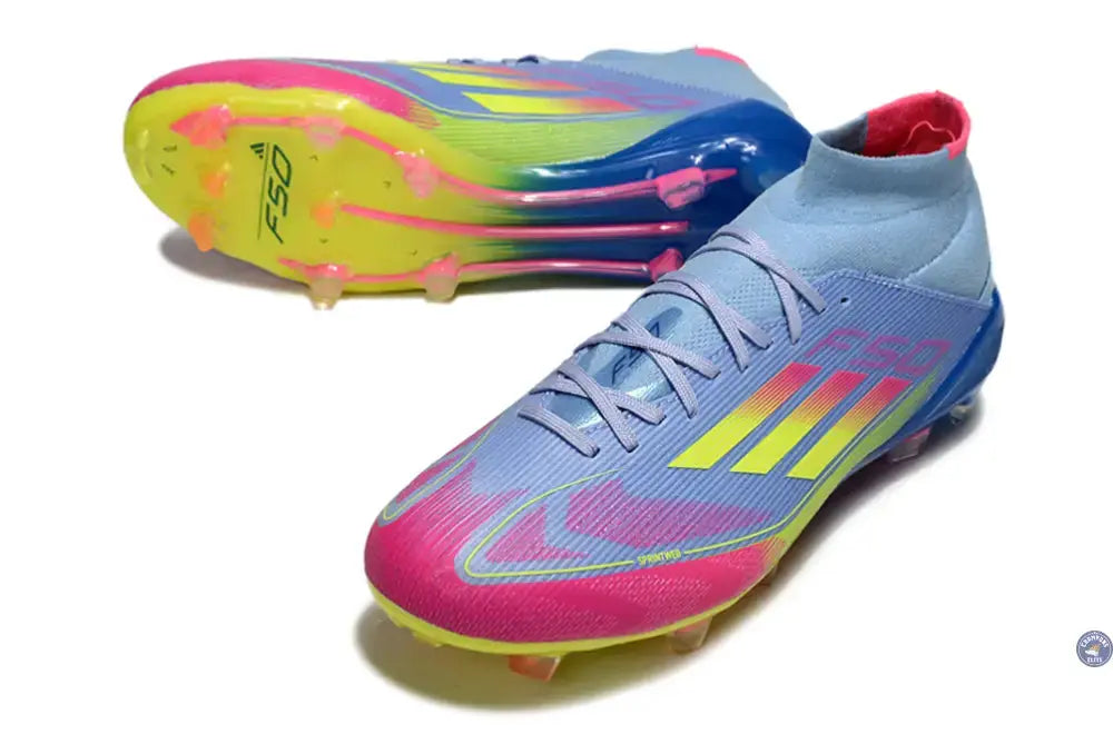 Image of F50 Montante FG Mid Celestial Victory - Blue Fusion/Vert/Rose