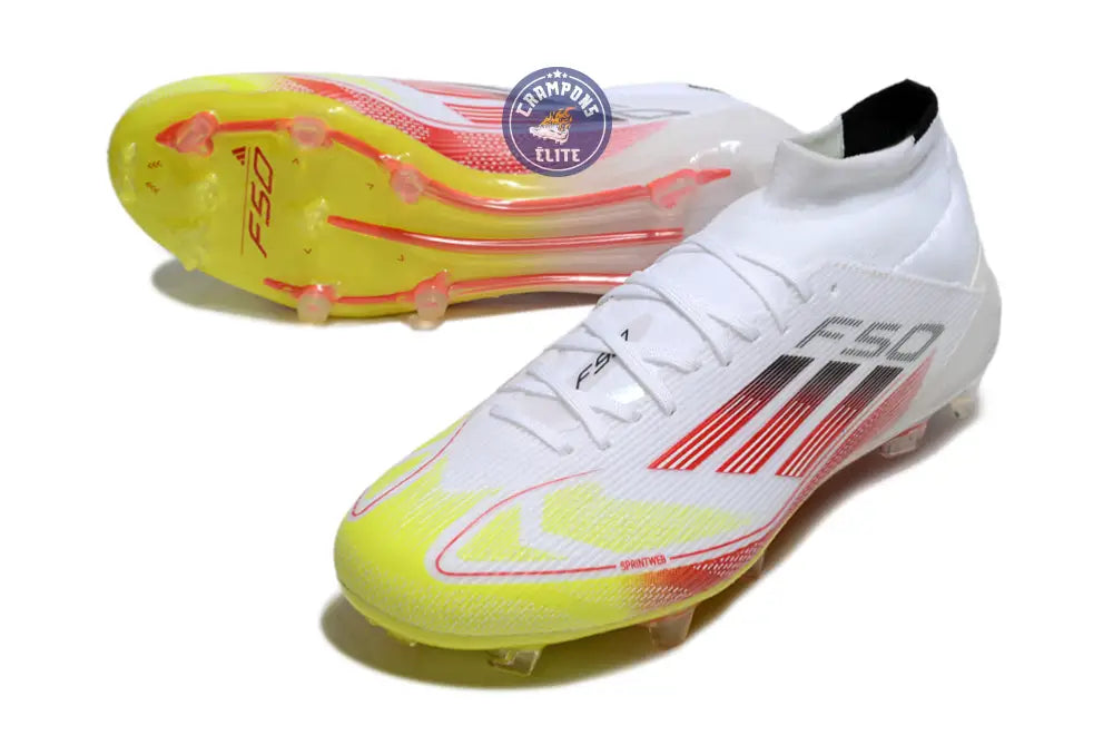 Image of F50 Montante FG Pure Victory - Blanc/Lucid Red/Jaune