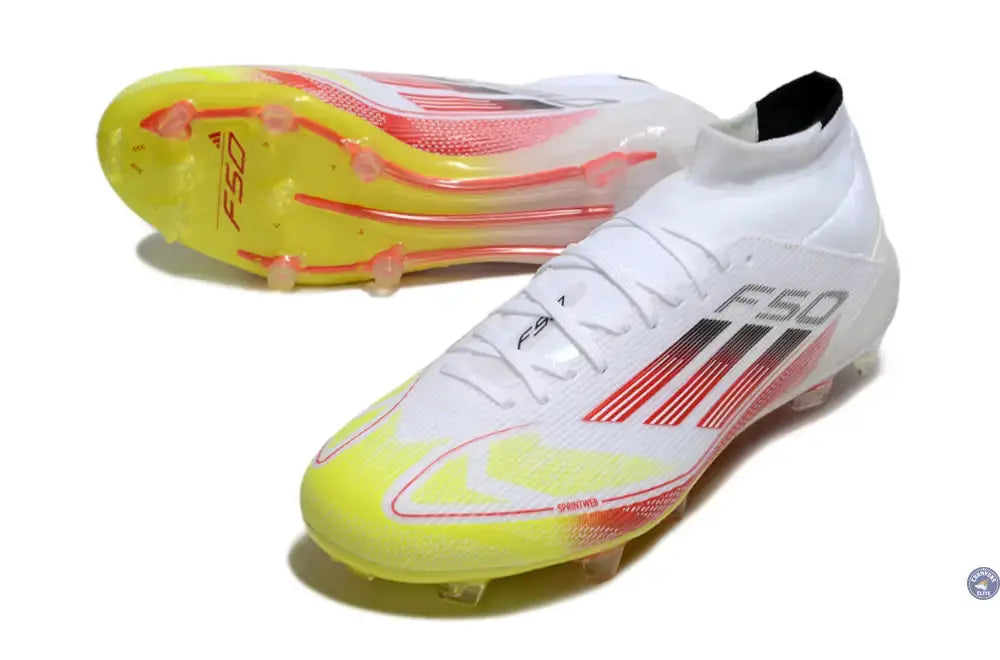 Image of F50 Montante FG Pure Victory - Blanc/Lucid Red/Jaune