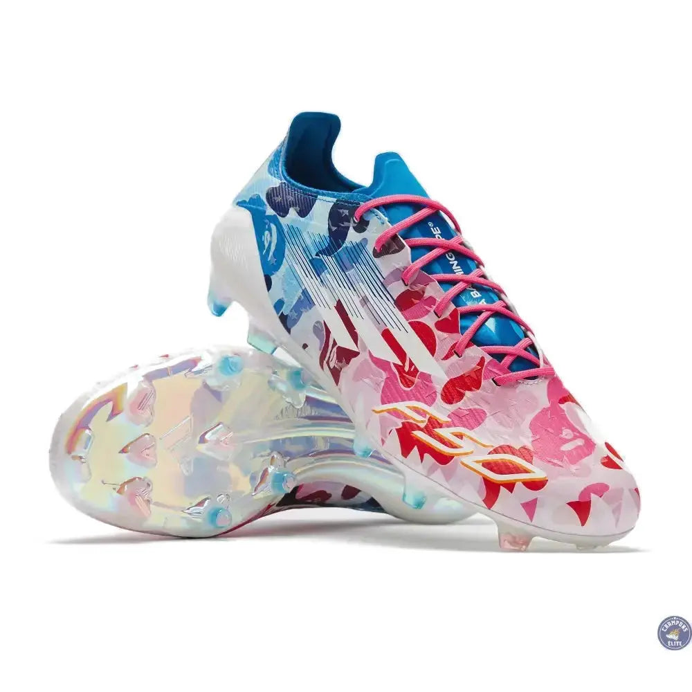 F50 x Bape Languette FG - Rose/Bleu