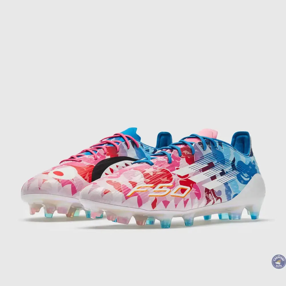 Image of F50 x Bape Languette FG - Rose/Bleu