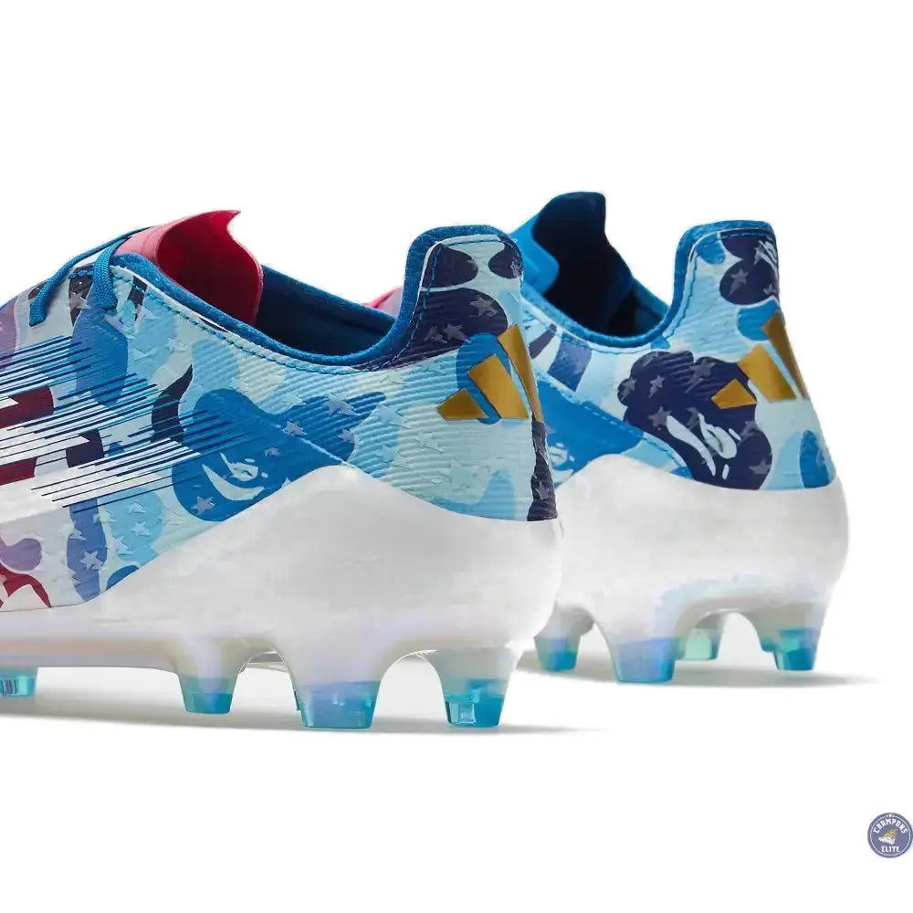F50 x Bape Languette FG - Rose/Bleu