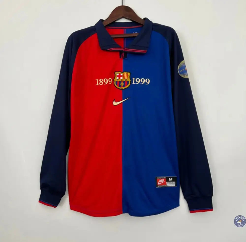 FC Barcelone 1999/00 Domicile à manches longues