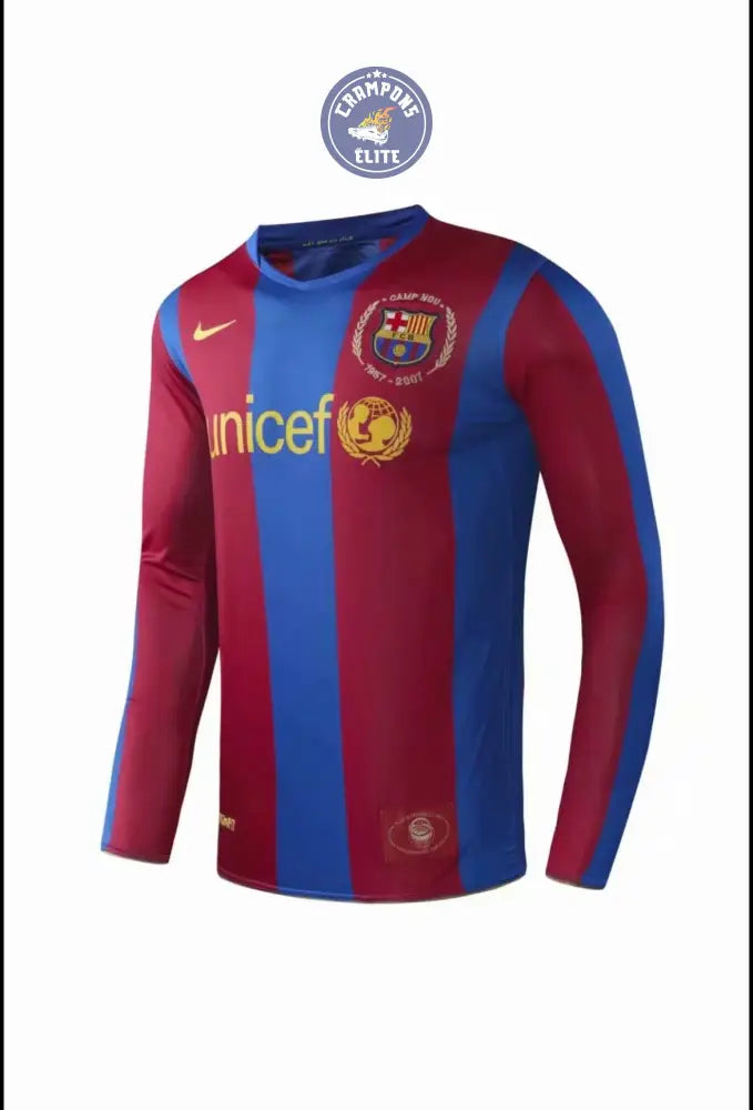 Image of FC Barcelone 2007/08 Domicile à manches longues