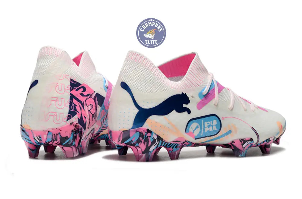 Image of Future 7 Match FG/AG Volume Up - Blanc/Bleu/Poison Pink/Fizzy Melon/Bleu