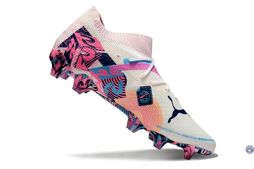 Future 7 Match FG/AG Volume Up - Blanc/Bleu/Poison Pink/Fizzy Melon/Bleu