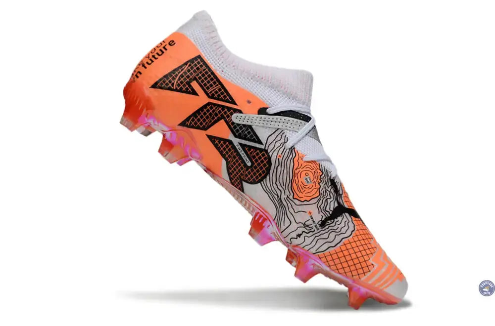 Future 7 Ultimate FG/AG Conquer your Mountain - Blanc/Orange/Argenté ÉDITION LIMITÉE