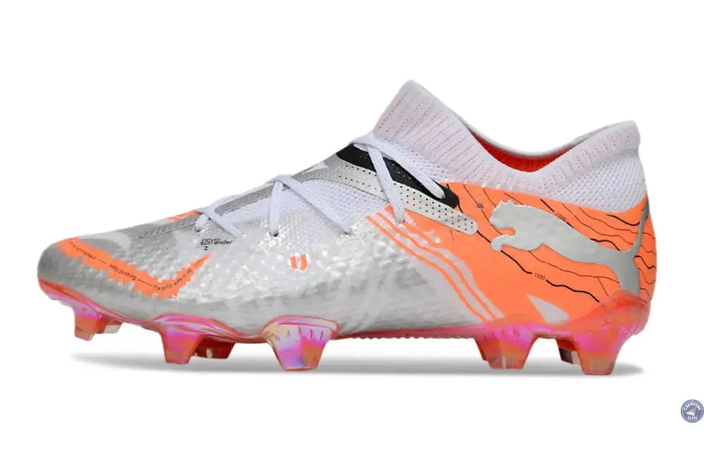 Future 7 Ultimate FG/AG Conquer your Mountain - Blanc/Orange/Argenté ÉDITION LIMITÉE